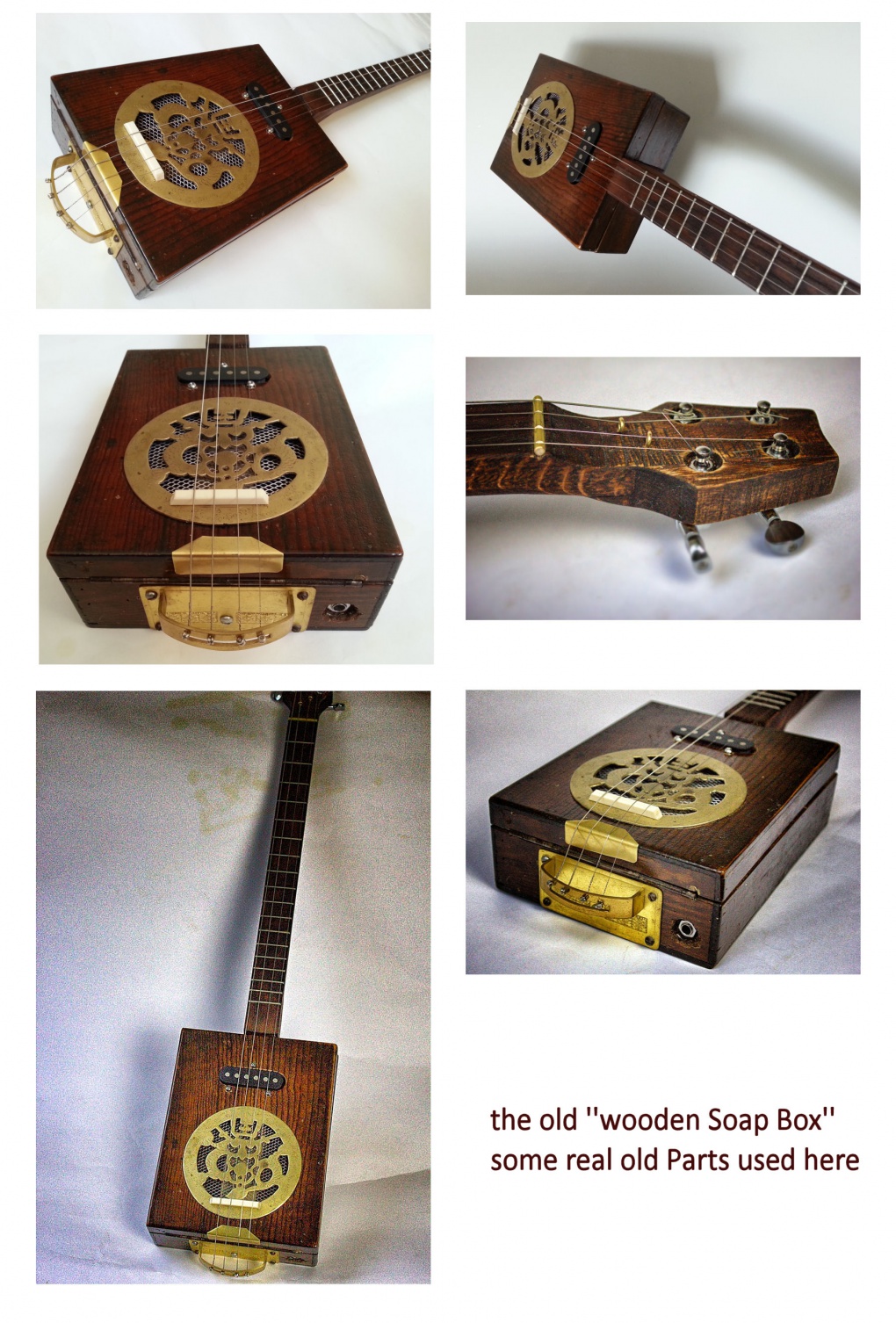 Cigarbox Gitarre &quot;old soap Box&quot;