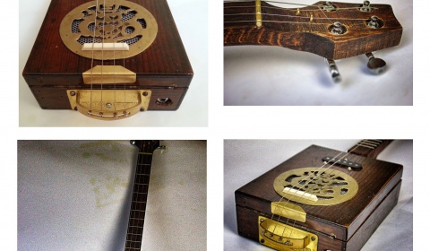 Cigarbox Gitarre "old soap Box"